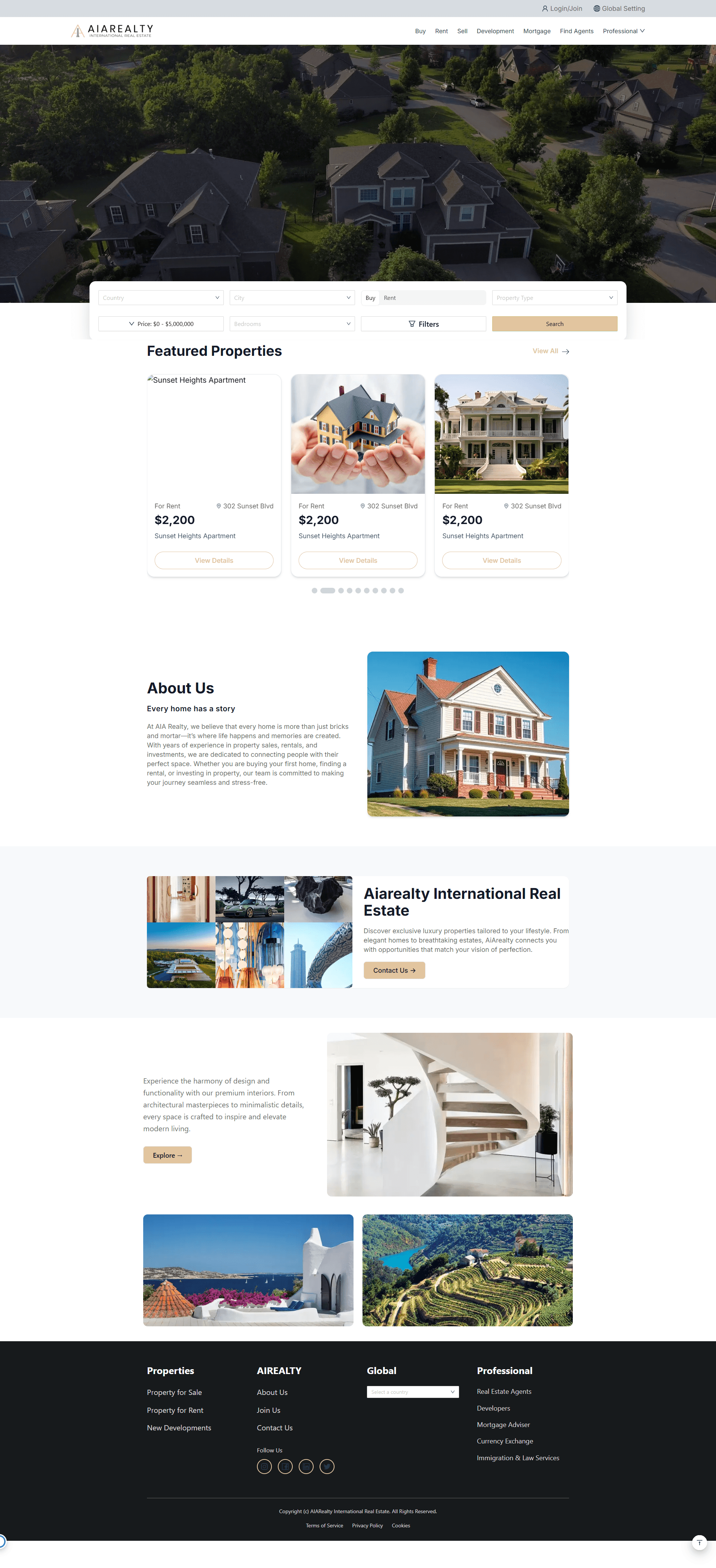 AiaRealty - Property Management