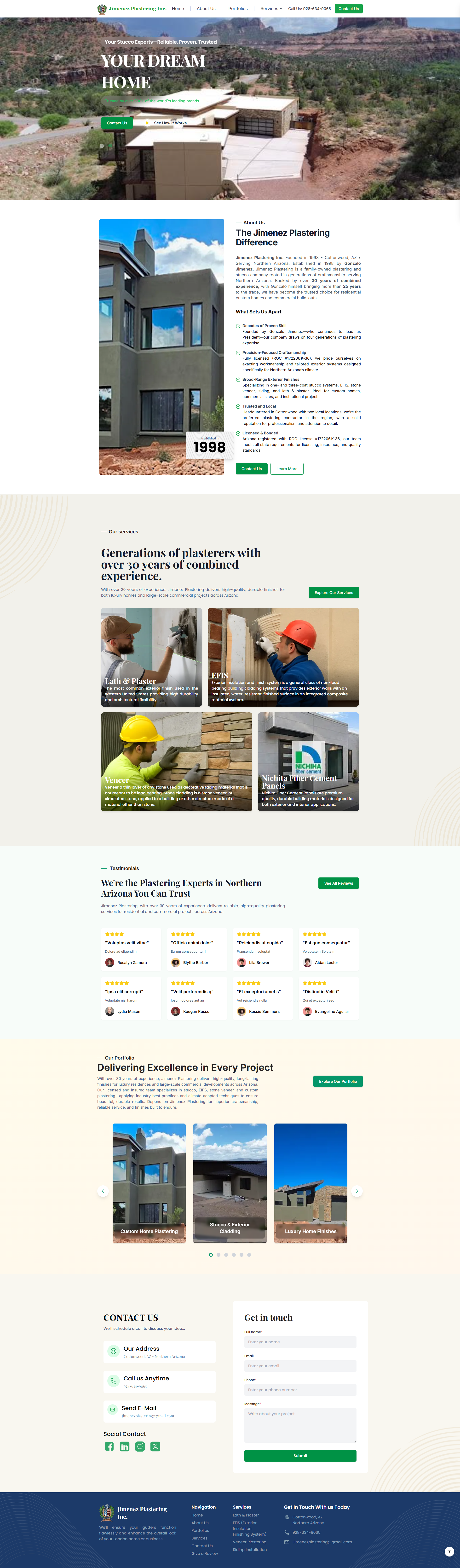 Jimen - A bricklayer's works portfolio